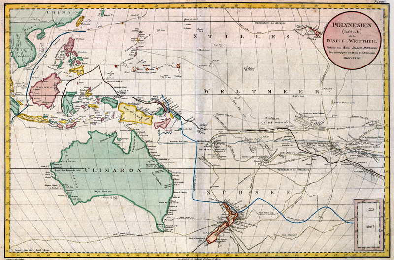 Pacific en Polynesië 1789 Schraembl